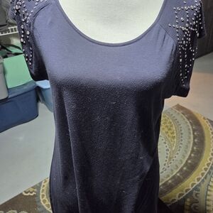 Philosophy Midnight Blue Studded Tee